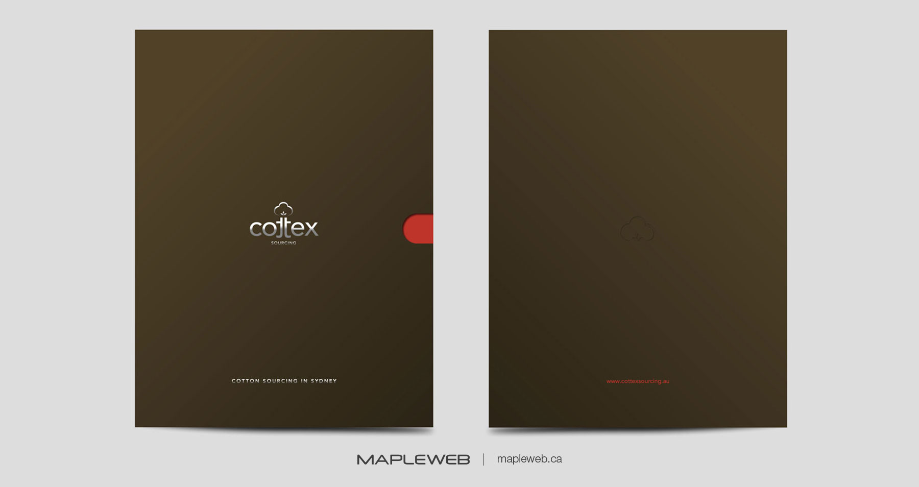 Cottex Folder Cover Brand design by Mapleweb